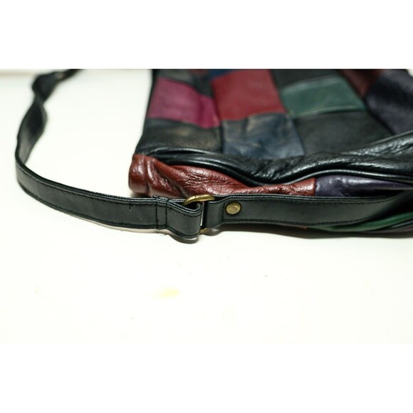 Vintage patchwork purse shoulder bag pocket book - Picture 10 of 12